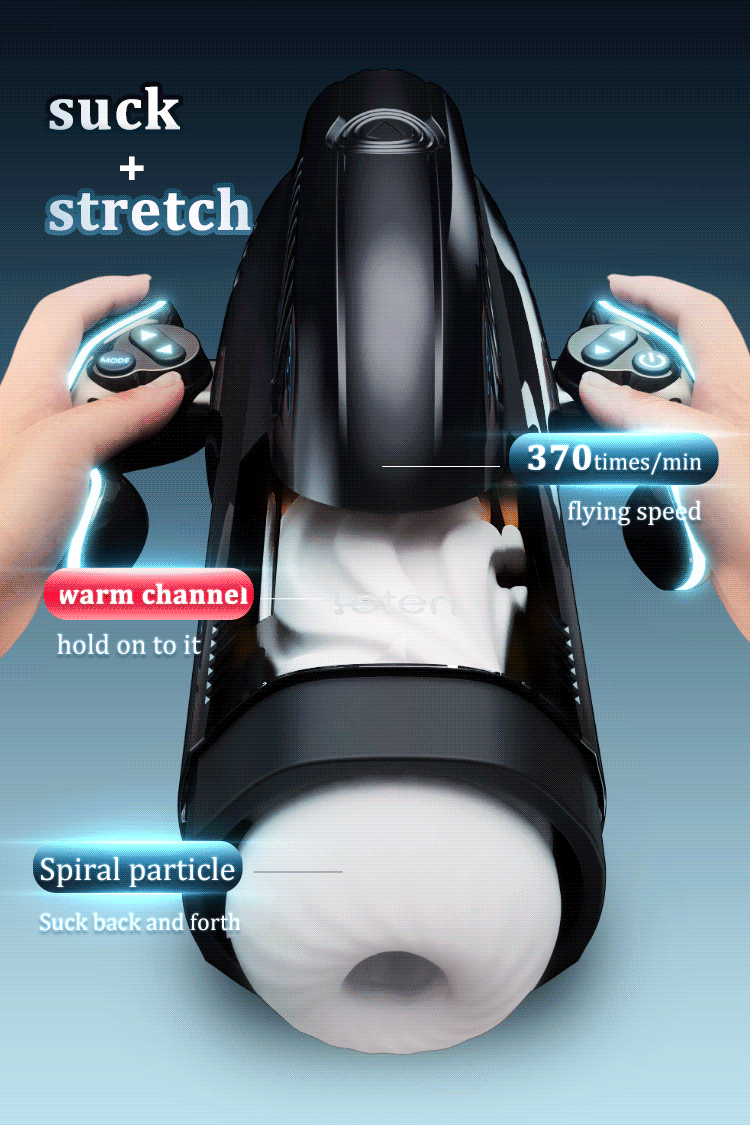 Fully Automatic Masturbator with gamepad Powerful Vacuum Sucking Blowjob High-Speed Piston Telescopic Heating Male Masturbation