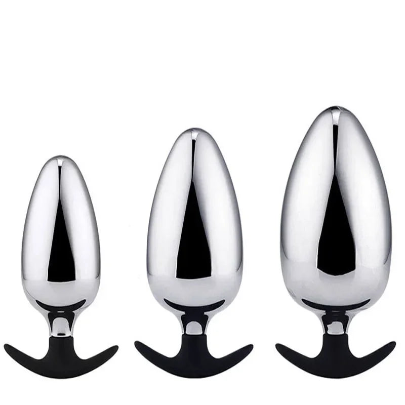 Hot Selling Anal Plug Dildo Huge Fist Strap On Sex Toys For Men/Women Masturbators Stainless Steel Toys Big Butt Plug Wearable