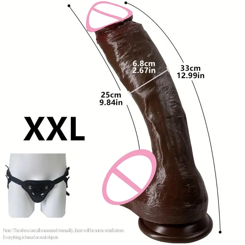 Super Long Skin Dildo Penis Silicone Realistic Sex Toys For Women Masturbator Oversized Penetration Anal Plug Strapon Sexy Adult