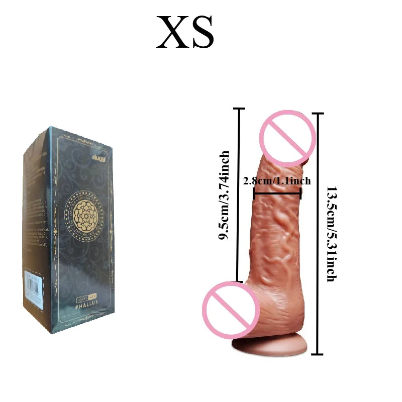 Adult Sex Toys Realistic Waterproof Silicone Penis Anal G-Spot Penetration Dildo with Suction Cup Masturbator Vibrator Massager