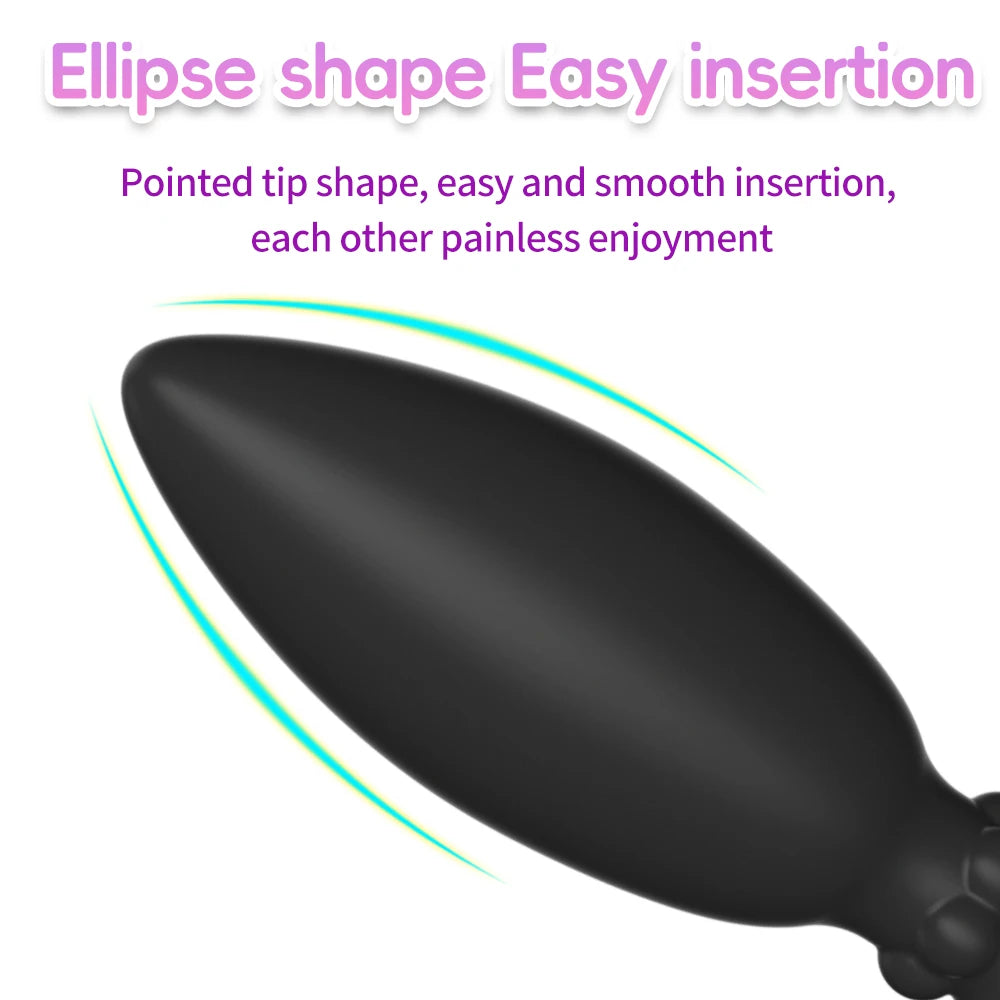 Adult Silicone Anal Plug Dildos Bullet Vibrator Butt Plugs Sex Toys for Women Men Gay Prostate Massager Anal Masturbating S/M/L