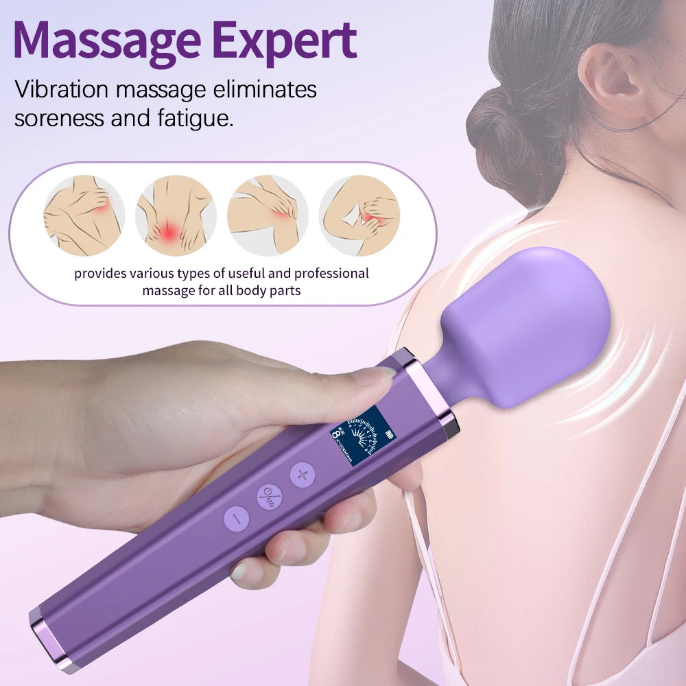 Sex Machine Powerful Clitoral Vibrator Sex Toys for Women AV Magic Wand Massage Stick Vibtator for Women  Adult Toy  Dildo