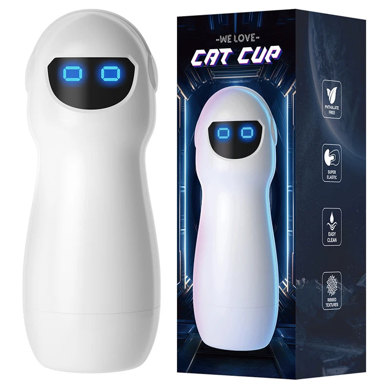 Male Masturbator 5+10 Frequency Sucking Vibrator Adult Blowjob Stimulation Penis Sex Oral Anal Masturbation Cup Sex Toys For Men