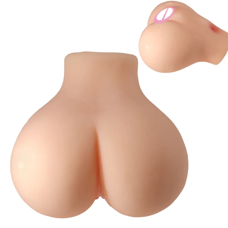 Realistic Vagina Male Masturbator Cute Little Butt Vagina Pocket Pussy Double Breasts Honey Tongue Channel Sex Toy For Men