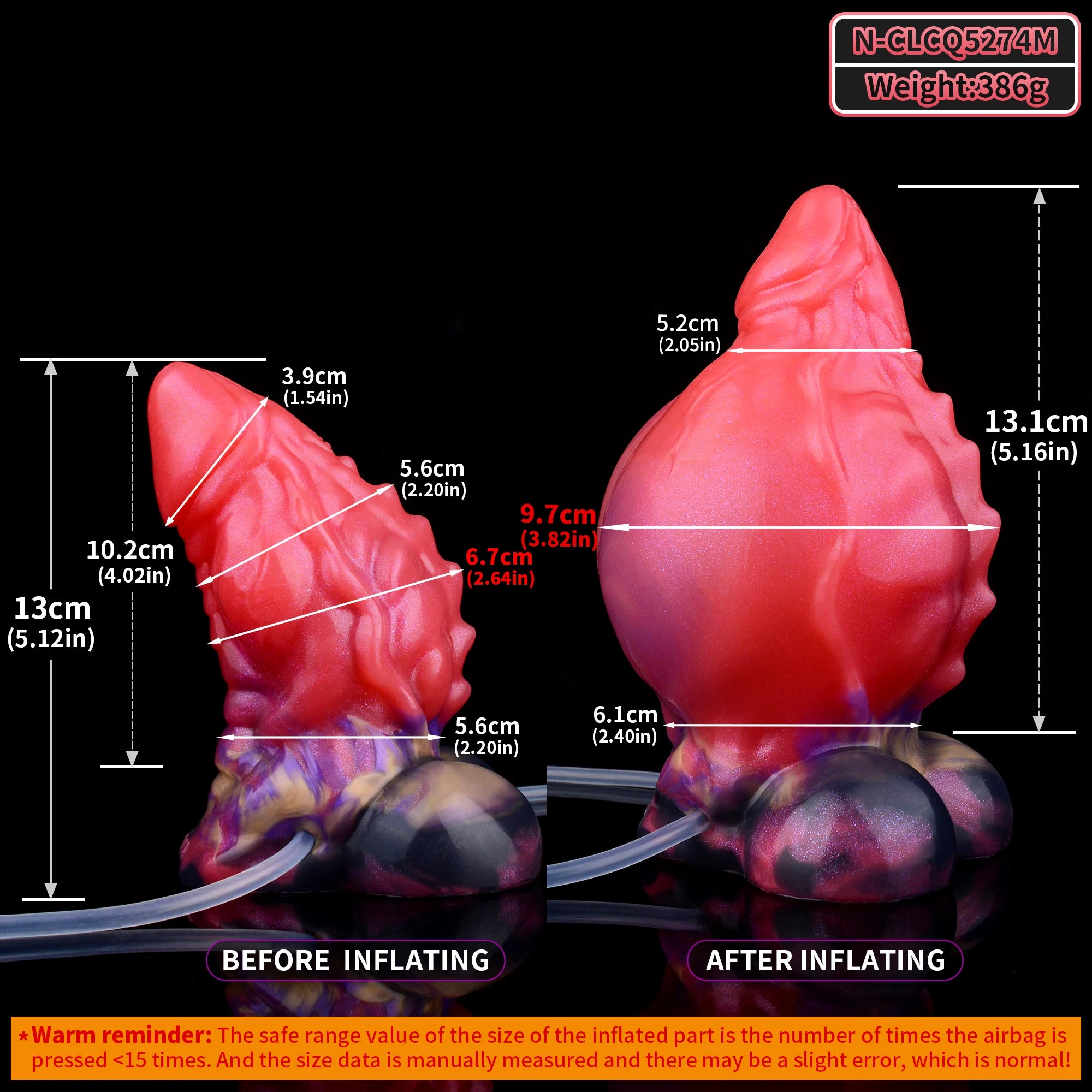 NNSX Squirting Silicone Dog Dildo Inflatable Dick Fantasy Fishbone Pattern Butt Plug Anal Sex Toys For Women Sexy Adult Supplies