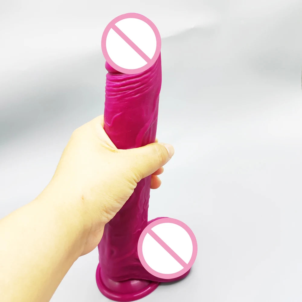 Realistic Silicone Dildo Penis Anal Masturbation Dick Cock Dildos Sexy Strap-on Gode Adult Supplies Female Sex Toy For Women18