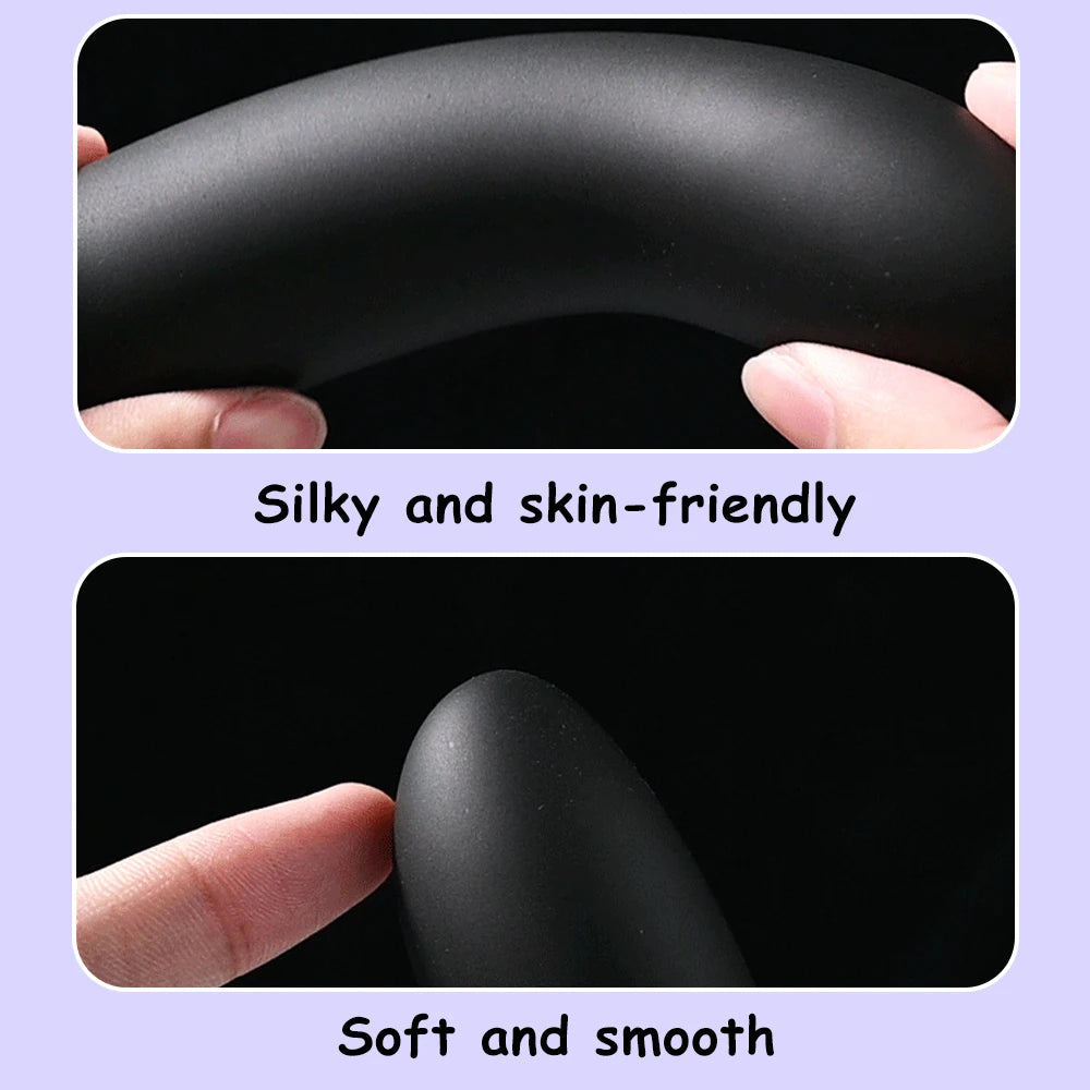 Flexible Liquid Silicone Dildo For Begginner Anal plug Prosate Massager G Spot Personal Massage Tool Suction Cup  Female Sex Toy