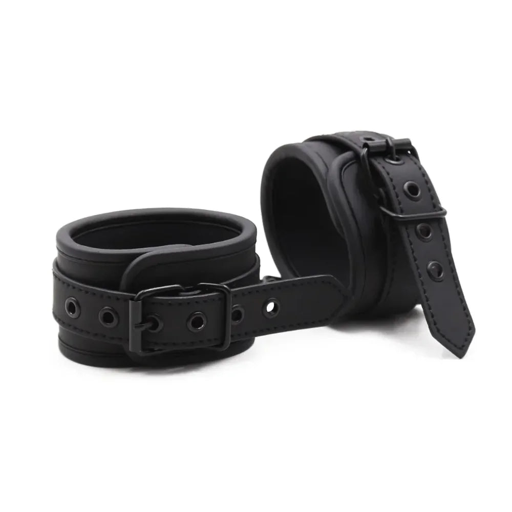 BDSM Sex Handcuffs Restraints Open Leg Ankle Cuffs SM Bondage Harness Bed Bandage Straps Slave Sex Toy Erotic Accessories Kits