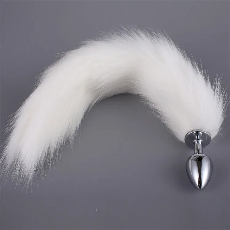 Role-playing Sex Games, Men and Women Sex Toys,1pcs,BDSM Three Size Dog Tail Anal Plug, Animal Tail Butt Plug