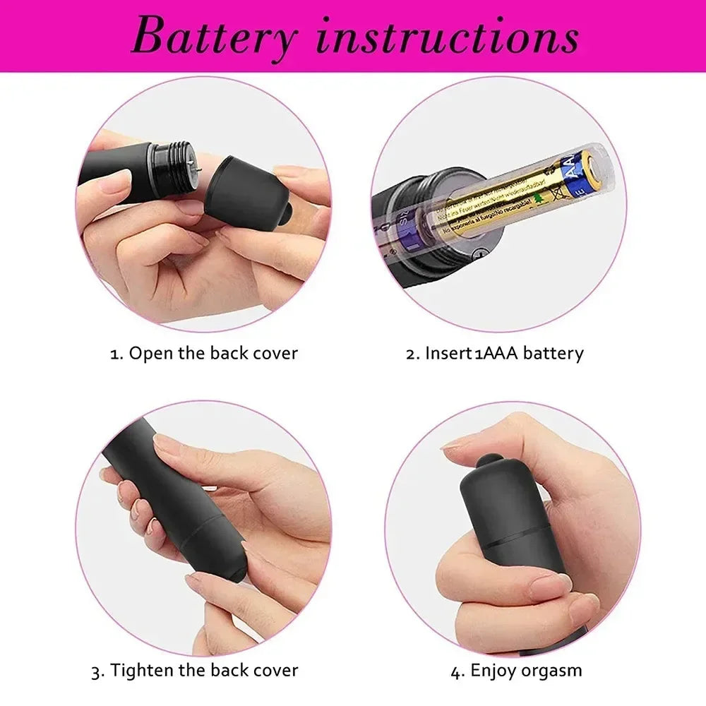 10 Speed Mini Bullet Vibrator for Women Waterproof Clitoris Stimulator Dildo Vibrators Vagina Sex Toys for Woman Sex Products
