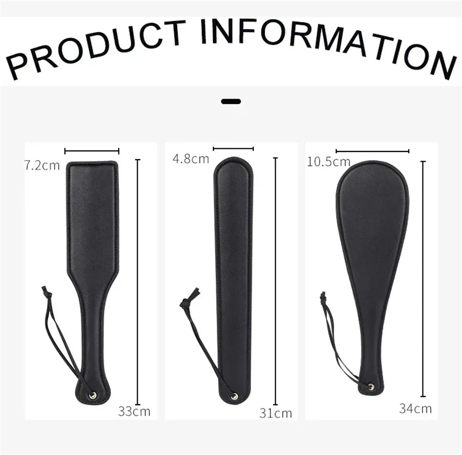 BDSM Spanking Paddle Beat PU Leather Soft Sex Beat Spank Slave Kinky Adult Games SM Bondage Whip Erotic Sex Toys For Couples