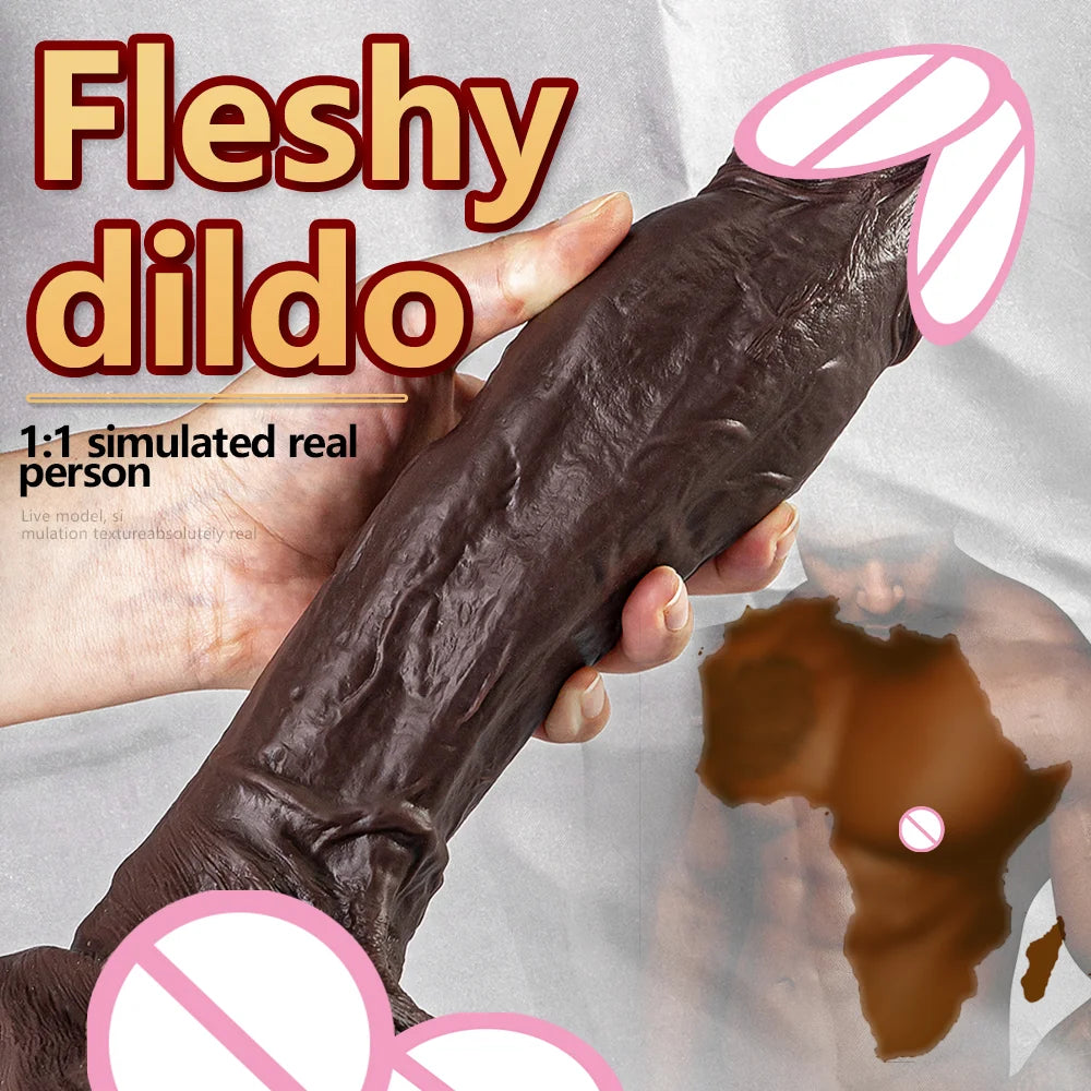 Soft Big Dildo Realistic Slicone Male Artificial Penis With Suction Cup Dick For Woman Masturbator Adult Sex Toys Stiff Dildos