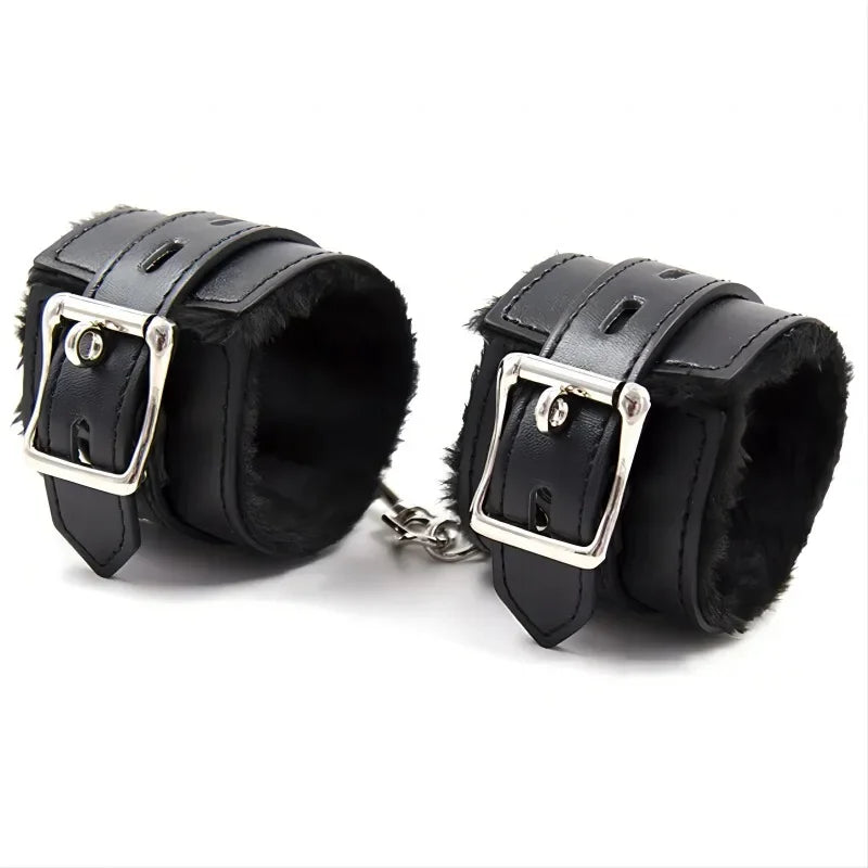 Sex Toys Handcuffs  PU Leather Restraints Bondage Cuffs Roleplay Tools Erotic Handcuffs for Couples GameSex Products Sexy