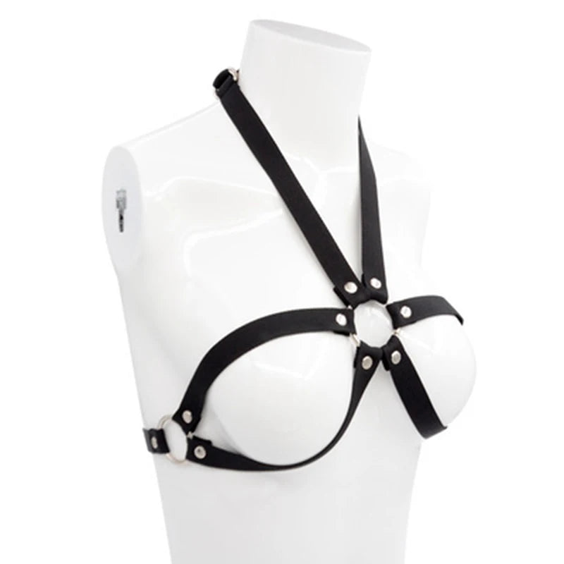 BDSM Fetish Collar Nipple Clamps Leather Necklace Chain Slave Erotic Adult Sex Toys For Women Couples Men Fliting Games Sex Shop