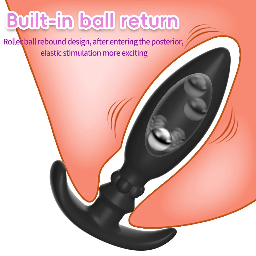 Adult Silicone Anal Plug Dildos Bullet Vibrator Butt Plugs Sex Toys for Women Men Gay Prostate Massager Anal Masturbating S/M/L