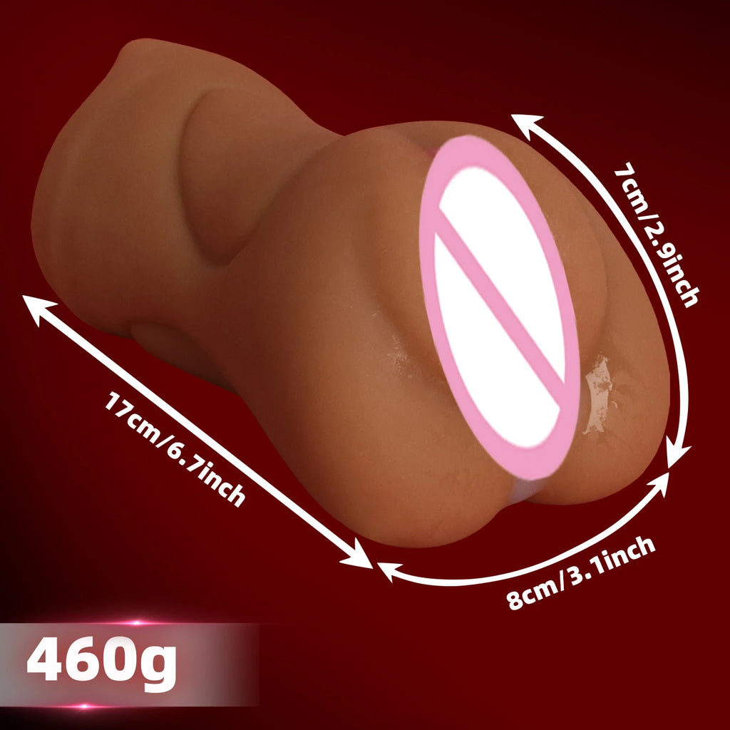 Realistic Vagina Lifelike Artiflcial Vaginal Anal Sex Doll Adult For Men Soft Pocket Pussy Male Blowjob Sex Toys Masturbator Cup