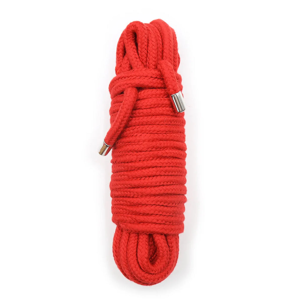 5m/10m Long BDSM Sex Toys Cotton Rope Bondage Handcuff Foot Ankle Chain Cord Guiding Adult Flirting for Men Woman Cosplay Game