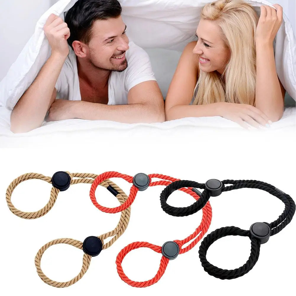 BDSM Sex Handcuff SM Hand Restraint Erotic Shackle Binds Sex Rope Slave Bondage Sexope Ankle Cuffs Wrist Ankle Cuff Sex Toy