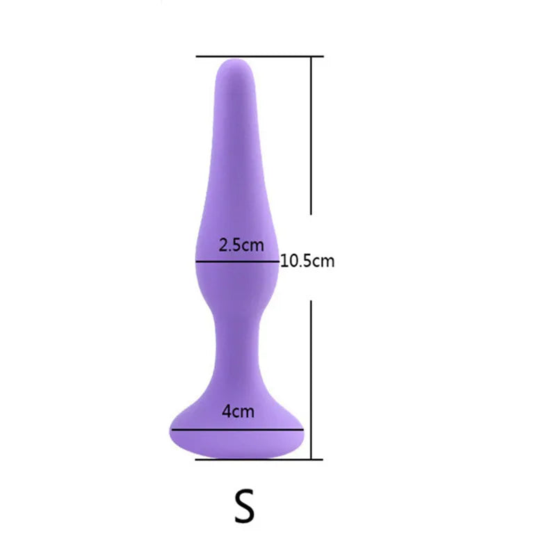 High Quality Soft Silicone Butt Plug Dildo Masturbation Anal Plug Gay Anal Dilator for Women Man Flirting Anal Massage Sex Toy