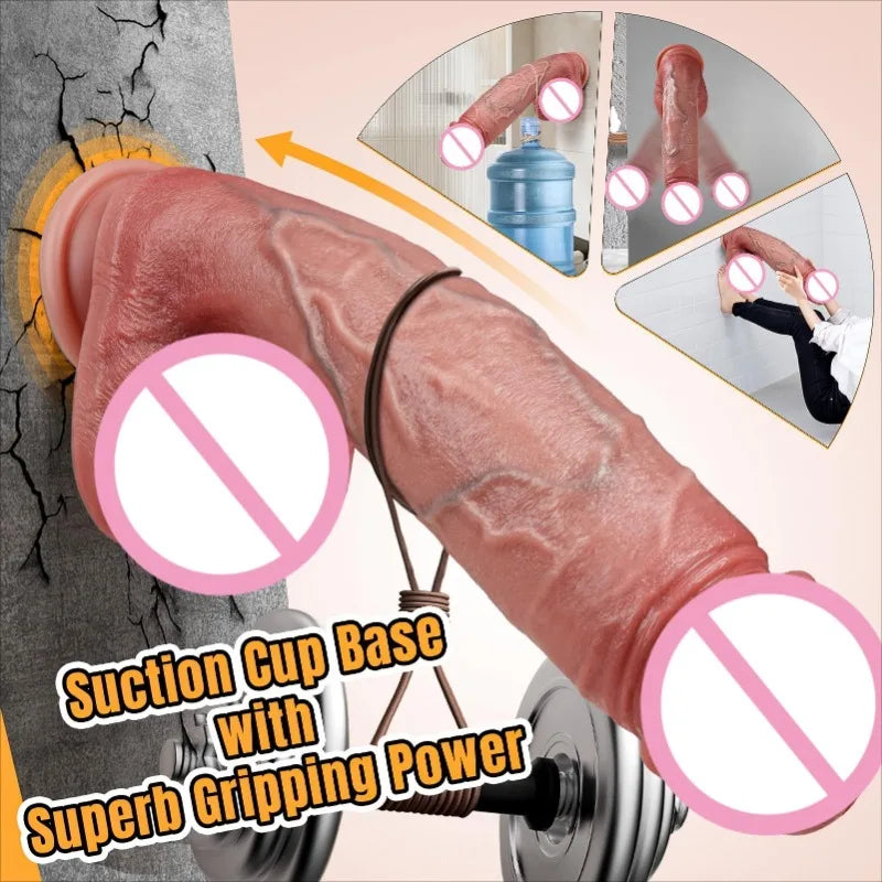 Realistic Dildo Skin Feeling Adult Sex Toys for Women Big Penis with Suction Cup Female Masturbator Anal Sex Product Anal Dildos