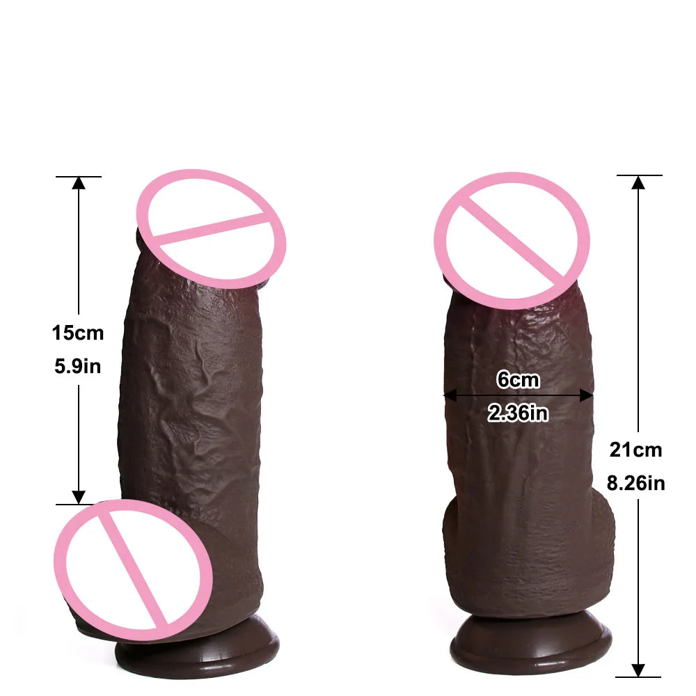 Huge Silicone Dildo Emale Clit G Spot Orgasm Penis with Sucker Female Masturbator Lesbian Anal Adult Vagina Sex Toy Masturbator