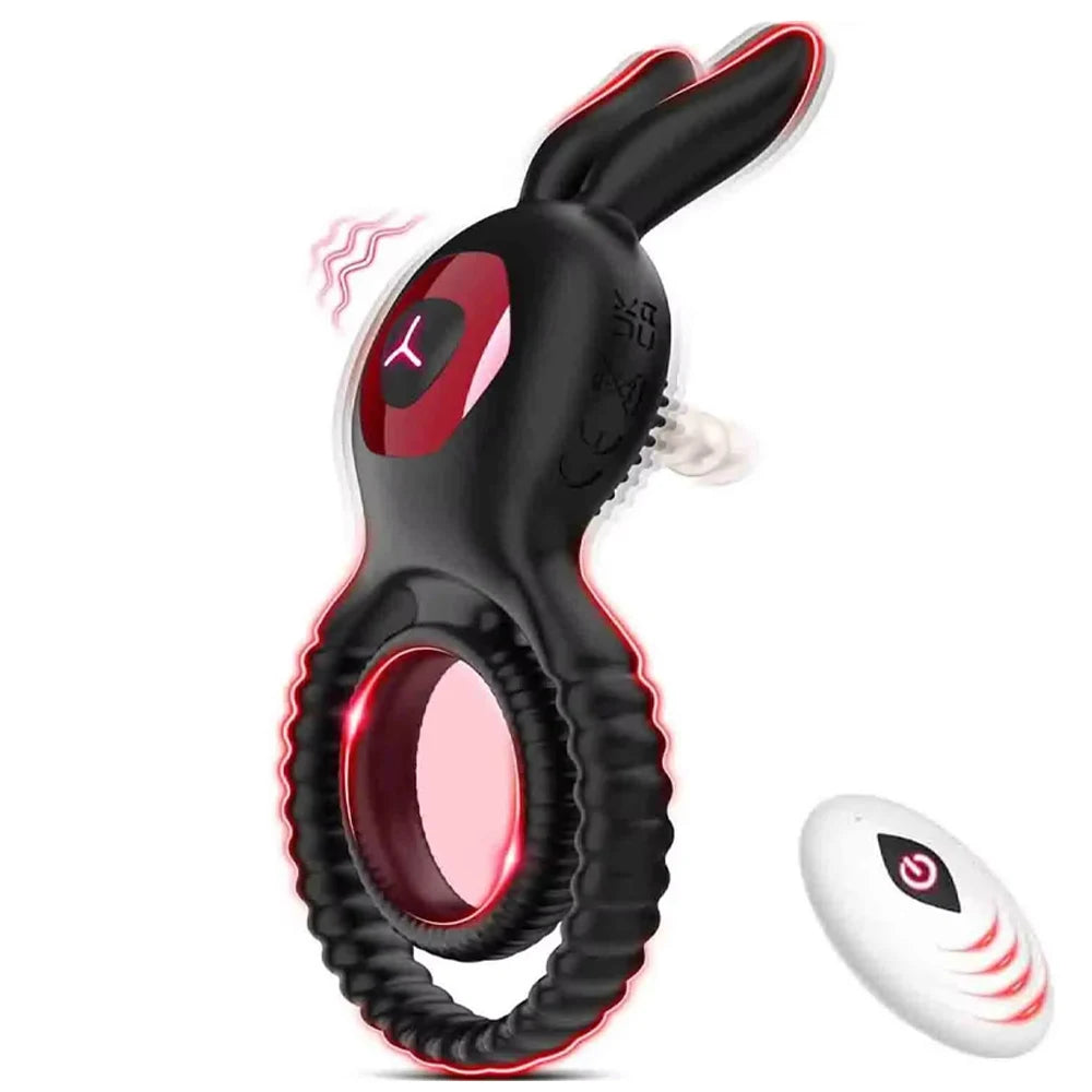 Vibrating Cock Ring Vibrator Adult Sex Toy with Vibrations Longer Harder Stronger G Spot Clitoral Stimulator Penis Ring Erection
