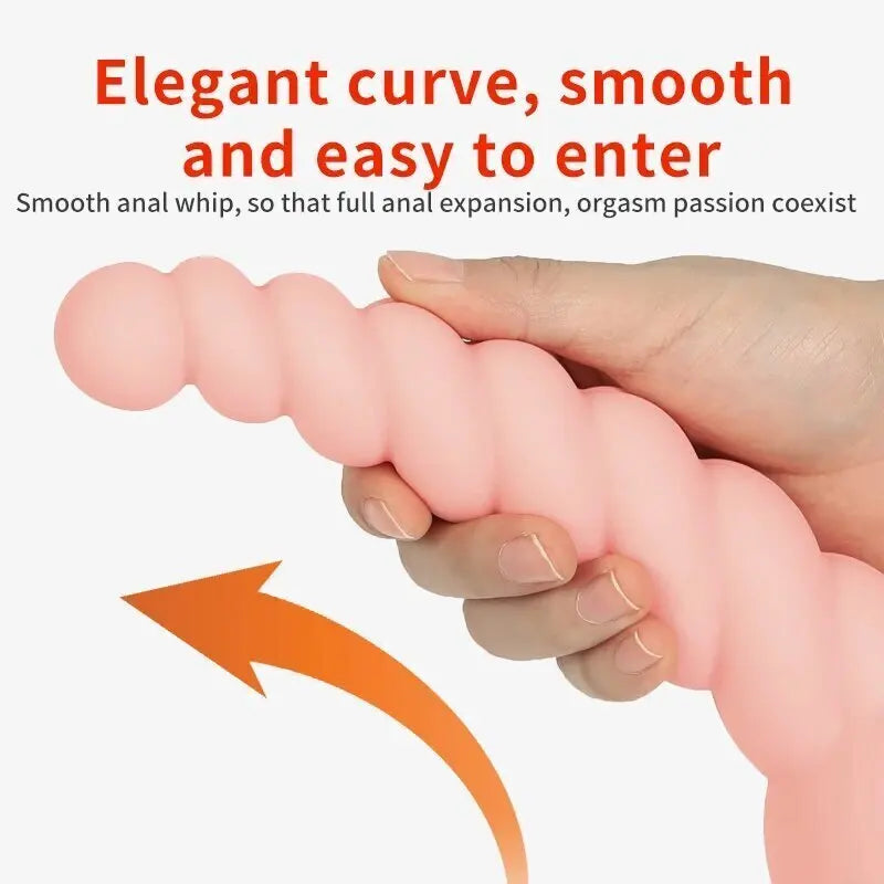 Silicone Bead Anal Plug Dildo With Strong Sucker Prostate Massager Vaginal G-point Stimulator Adult Game Sex Toys For Man Woman