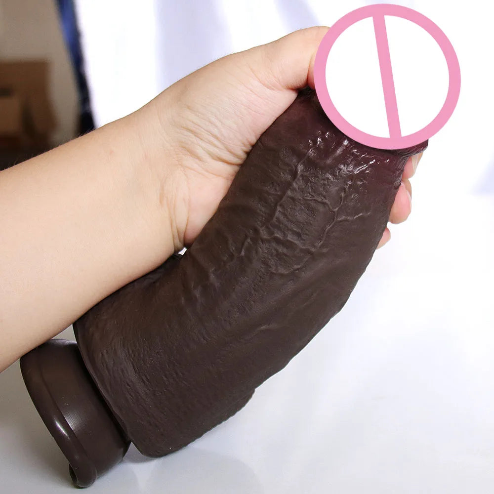Huge Silicone Dildo Emale Clit G Spot Orgasm Penis with Sucker Female Masturbator Lesbian Anal Adult Vagina Sex Toy Masturbator