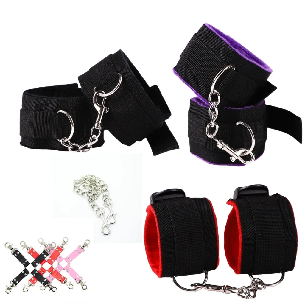 SM Handcuffs Sex Ankle Cuff BDSM Bondage for Sex to Men Women Couples Bdsm Slave Role Play Restraints Flirt Erotic Accessory