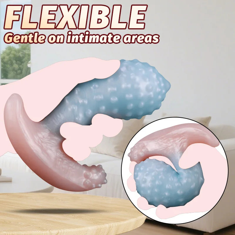 Silicone Jumbo Anal Plug Wearable Dildo Super Soft Anal Dilator Stimulation Vaginal Anal Plug Massager Sex Toys For Men And Wome