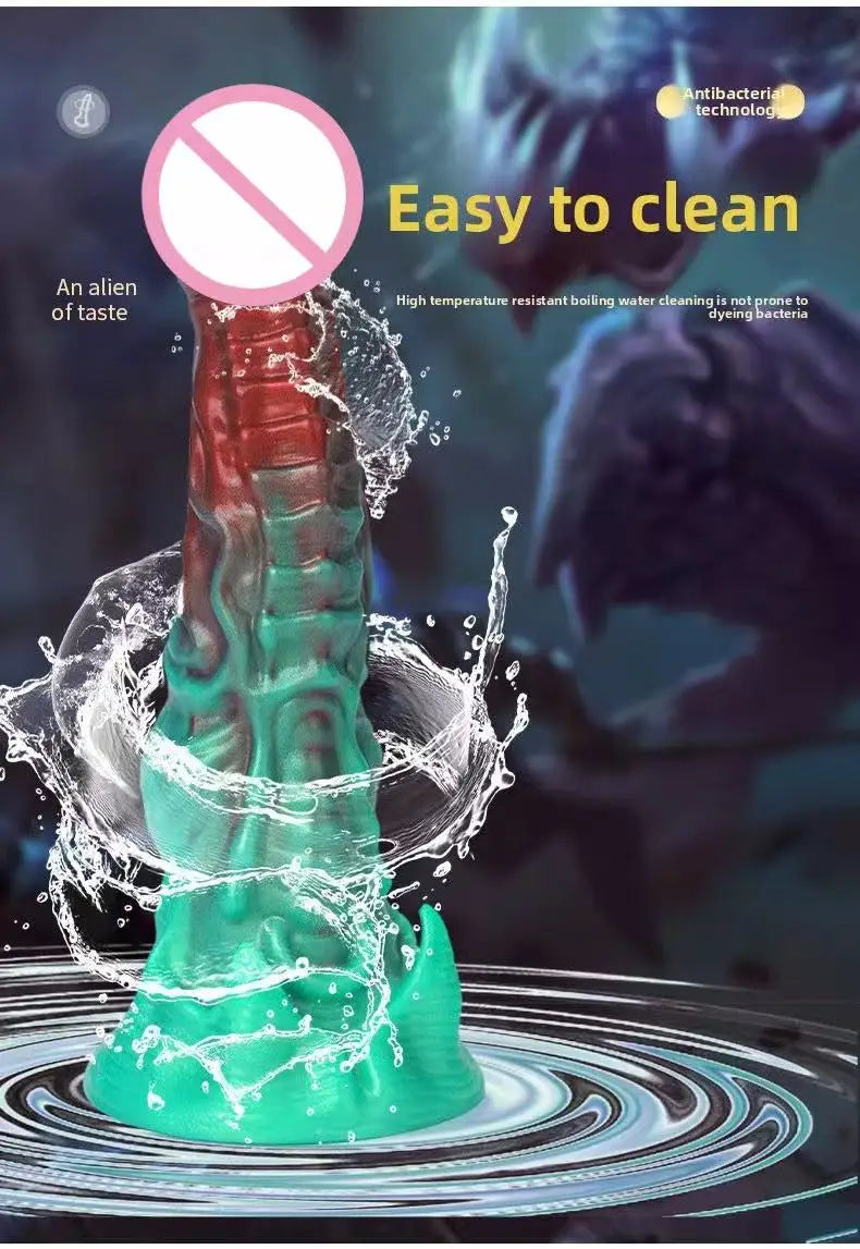New special-shaped silicone dildo, suitable for women's utensils sm sex, sex toys, adult products, anal plug expansion