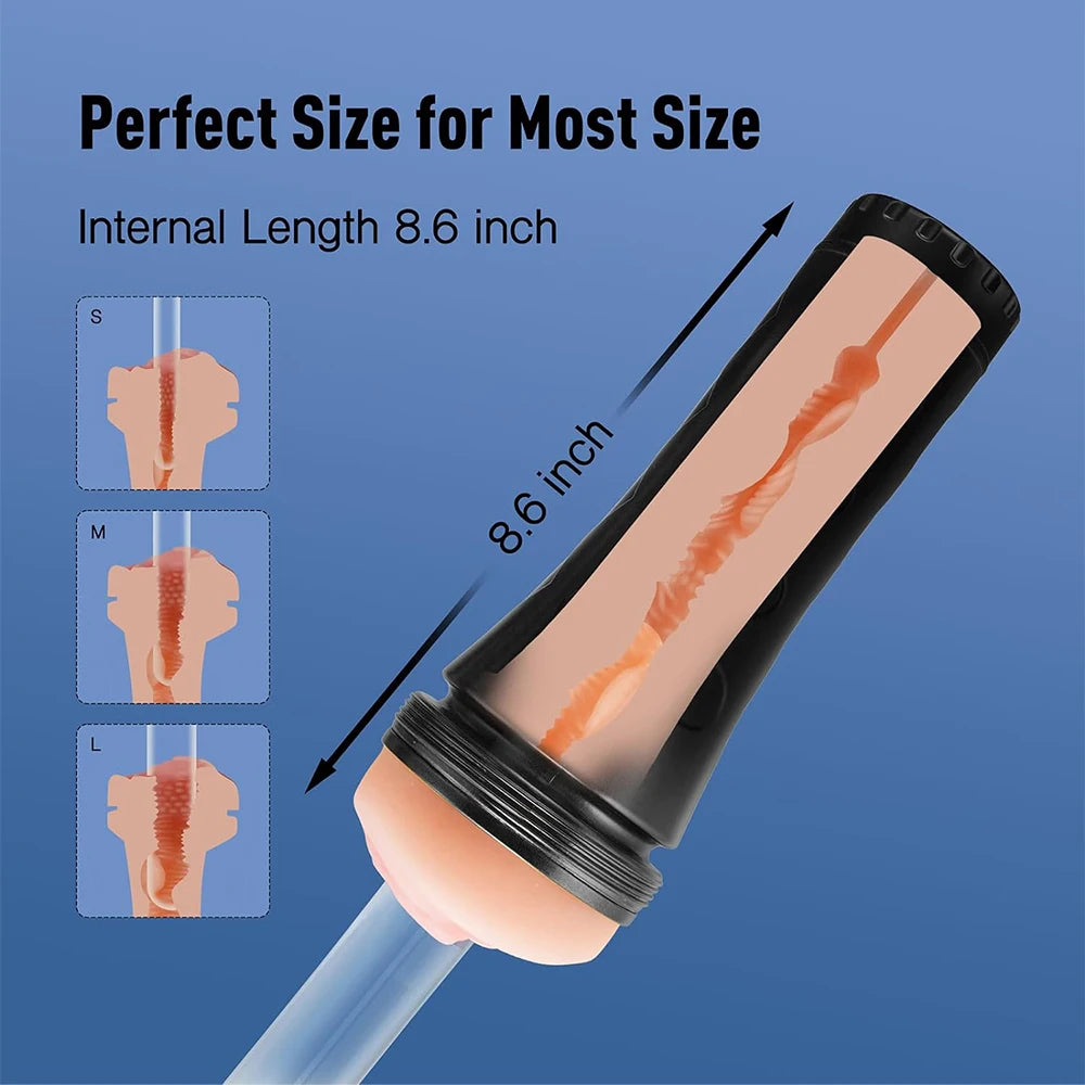 Male Automatic Masturbator Vagina Pussy Sucking Vibration Massager Real Penis Blowjob Masturbation Cup Adult Sex Toys For 18 Men