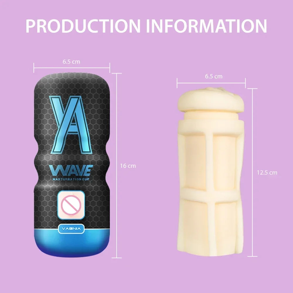 Powerful Male Masturbator Sex Toys for Men Pocket Pussy Artificial Vagina Blowjob Massager Fleshlight Adult Supplies 18+