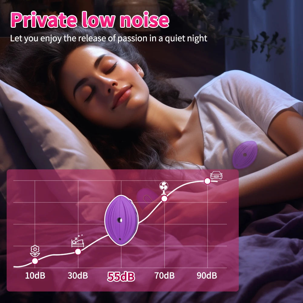 Nipple Clip Sex Toys Vibrator Nipple Stimulation Breast Massager Wireless Control Invisible Wear Female Orgasm Masturbator Adult