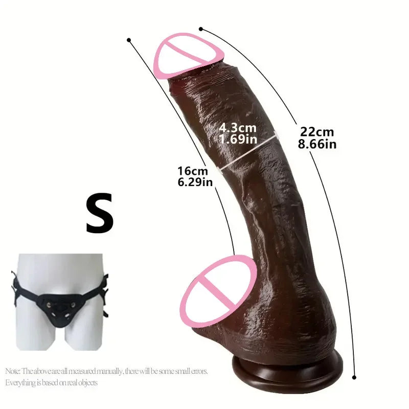 Oversized Realistic Dildo Huge Penis Penetration Anal Sex Toys For Women Masturbation Soft Dick Dildos Sexy Adult Sex Toy Gay