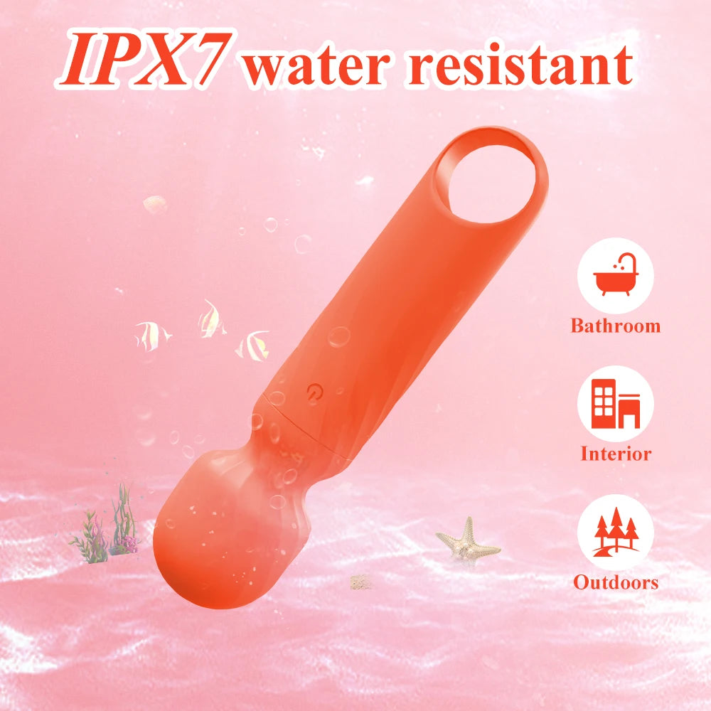 Mini Magic Wand Vibrator Sex Toys for Women Clitoris Stimulator AV Stick G Spot Vagina Massager Vibrating Dildo Masturbator