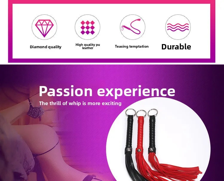 BDSM adult whip, sex slapping, male and female sm tuning whip, adult products BDSM loose whip
