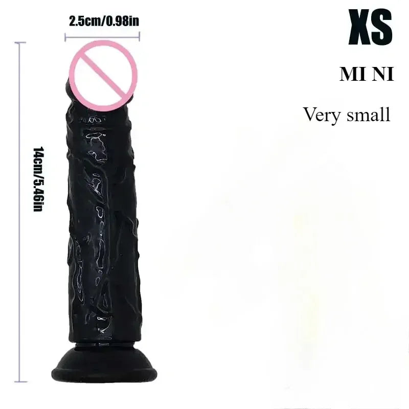 Realistic Dildo for Women Beginner G-spot Anal Stimulation Dildo with Strong Suction Cup for Adult Sex Toy Masturbator Penis 18+
