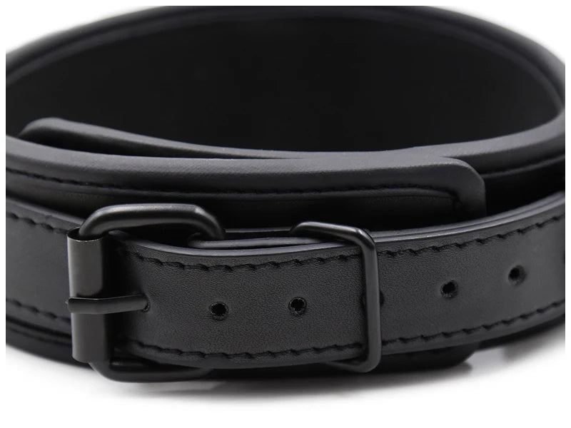 Bdsm Collar Leather Iron Chain Link Bdsm Slave Collars Bondage Collar Bdsm Sex Toys For Women Couples Adults Sexy Toys Sex Shop
