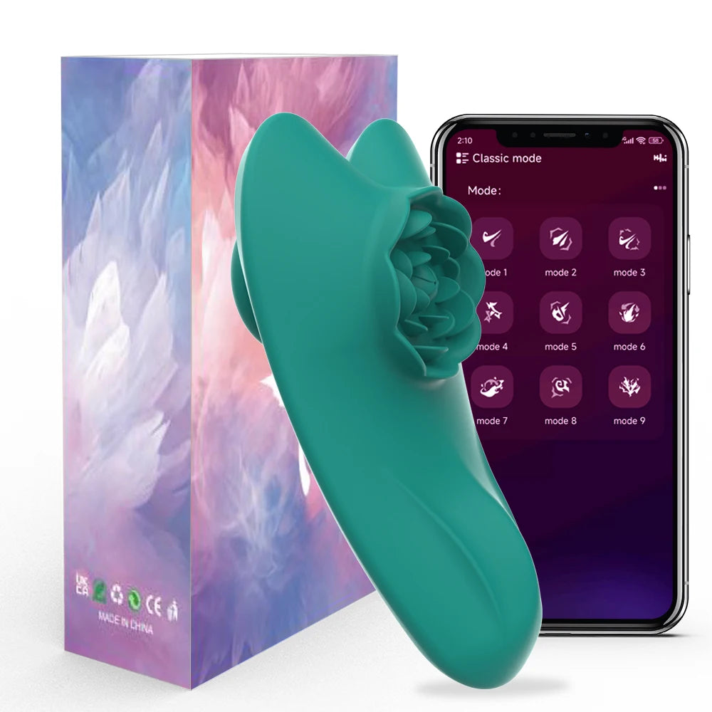 Wearable Panty Vibrators Adult Sex Toys for Women Couples APP Remote Control Clit Nipple Vibrator Rose Dildos Sex Machine