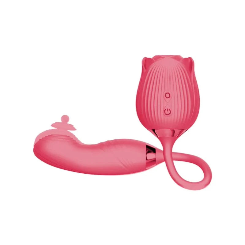 Licking Vibrator for Women Clitoral Nipple Stimulator Massager Thrusting Dildo 2 in 1 Sex Toy for Women Adult Sex Products