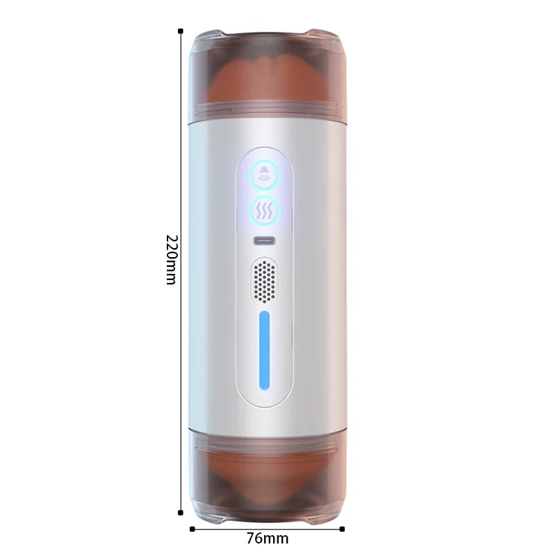 Male Masturbator Toys Automatic Sucking Masturbation Cup for Men, Deep Throat Oral Vagina Suction Blowjob Vibrating Sex Machine