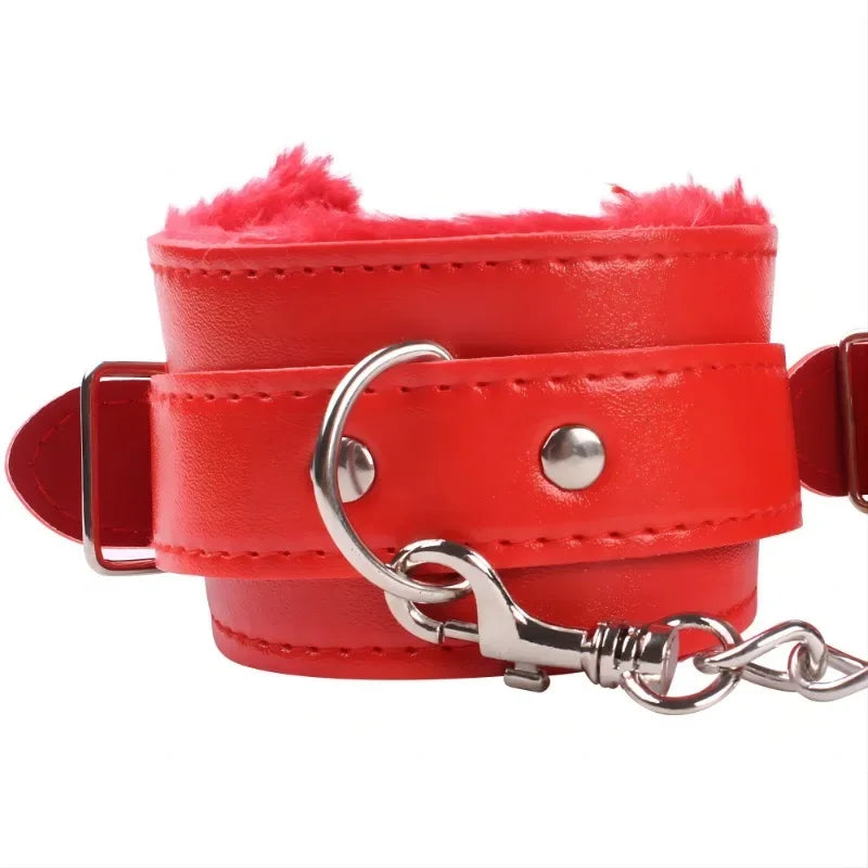 Sex Toys Handcuffs  PU Leather Restraints Bondage Cuffs Roleplay Tools Erotic Handcuffs for Couples GameSex Products Sexy