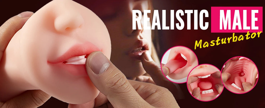 3 In 1 Pocket Pussy Real Vagina Male Masturbator Cup Oral Sex Tight Anus Blowjob Textured Masturbation Adult Sex Toy for Men