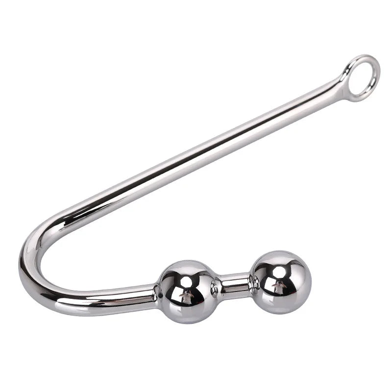 Stainless Steel Anal Hook With Long Leash Fetish Sexy Butt Plug SM Erotic Games Toys Slave Anal Toys Sex Tools For Couples