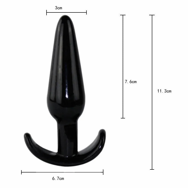 High Quality Soft Silicone Butt Plug Dildo Masturbation Anal Plug Gay Anal Dilator for Women Man Flirting Anal Massage Sex Toy