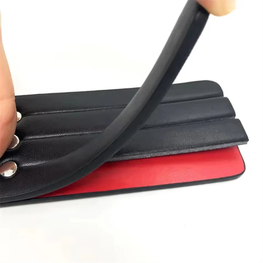 SM Leather Spank Fetish Bondage Sex Whip Flogger Sex Harness Restraint Spanked BDSM Clapper Erotic Bondage Gear For Women