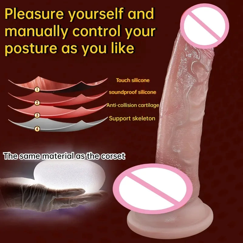 Realistic Dildo Skin Feeling Adult Sex Toys for Women Big Penis with Suction Cup Female Masturbator Anal Sex Product Anal Dildos