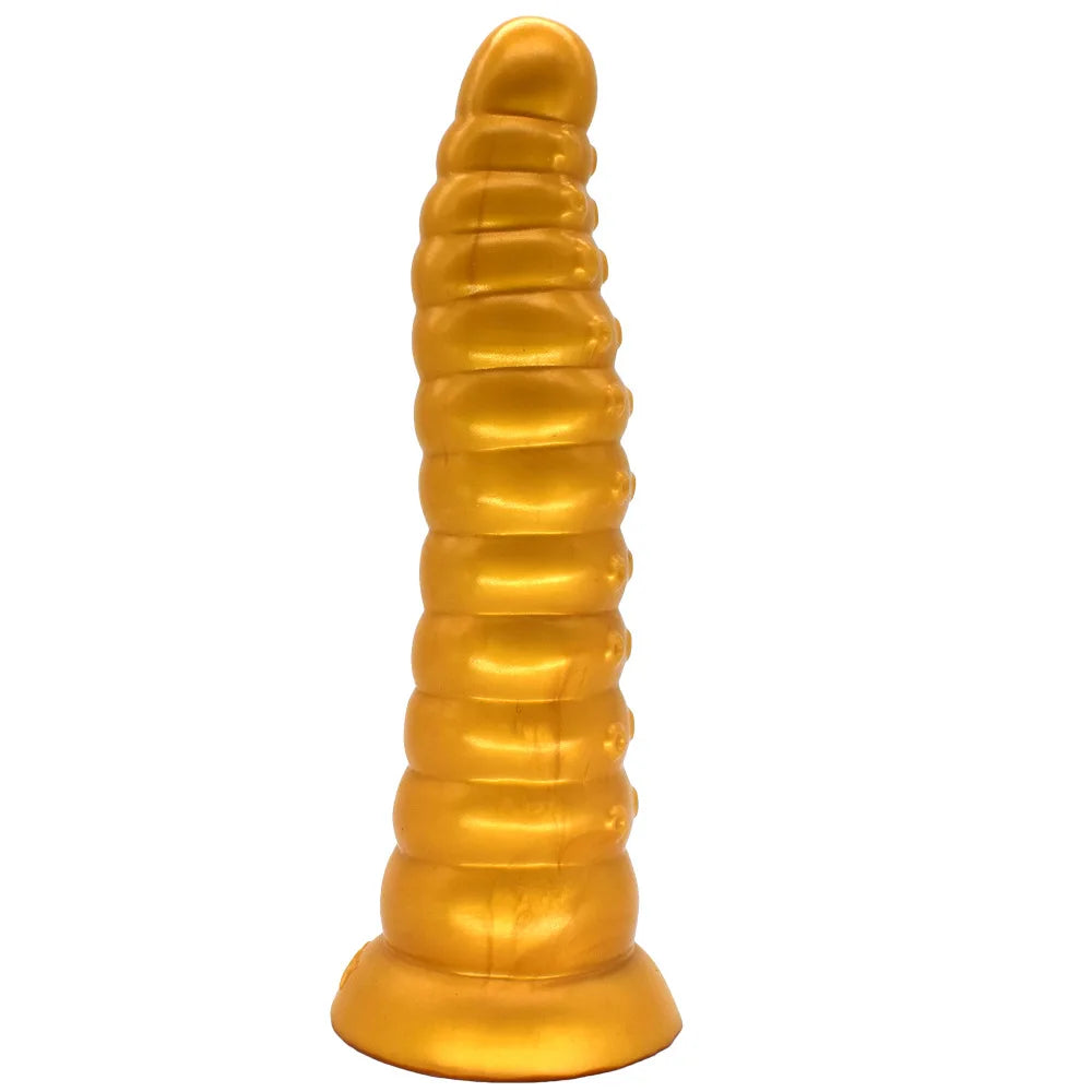 Silicone Simulation Dildo Female Masturbator Clitoris Massager Sex Toy Simulation Caterpillar Dildo