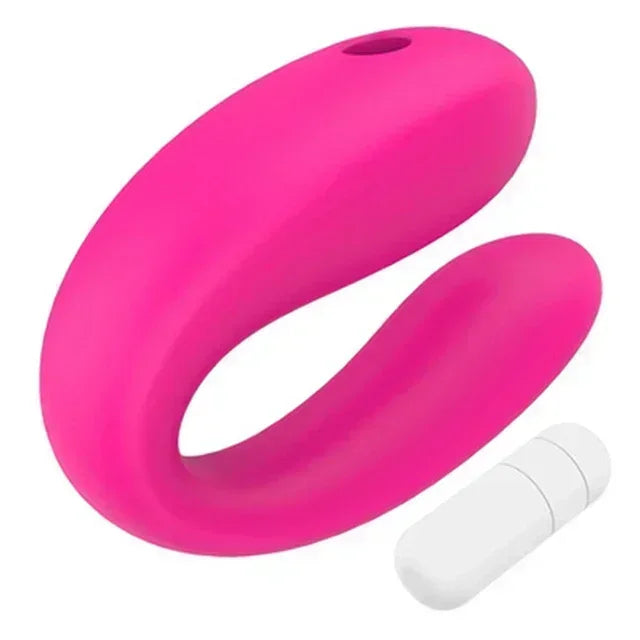 Mini U-shaped Vibrator Female Vaginal Anal Stimulator Clitoral Masturbator G-spot Massager Couple Vibrating Egg Female Sex Toys